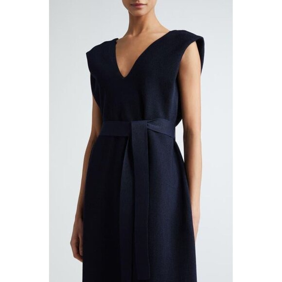 NEW CFCL WASHI NAVY SLEEVELESS DRESS SIZE 3/ US 10 - Picture 3 of 13